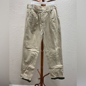 Vintage Woolrich Fleece Lined Khaki Pants